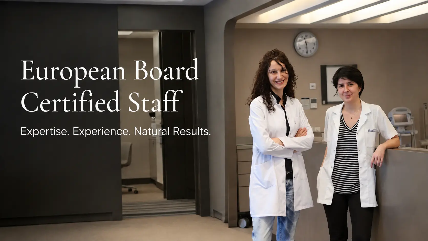 Assoc. Prof. Ani Çinpolat and Assoc. Prof. Gamze Bektaş at Anka Plastic Surgery in Istanbul.