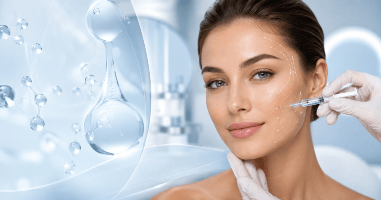 Hyaluronic acid filler treatment for the face